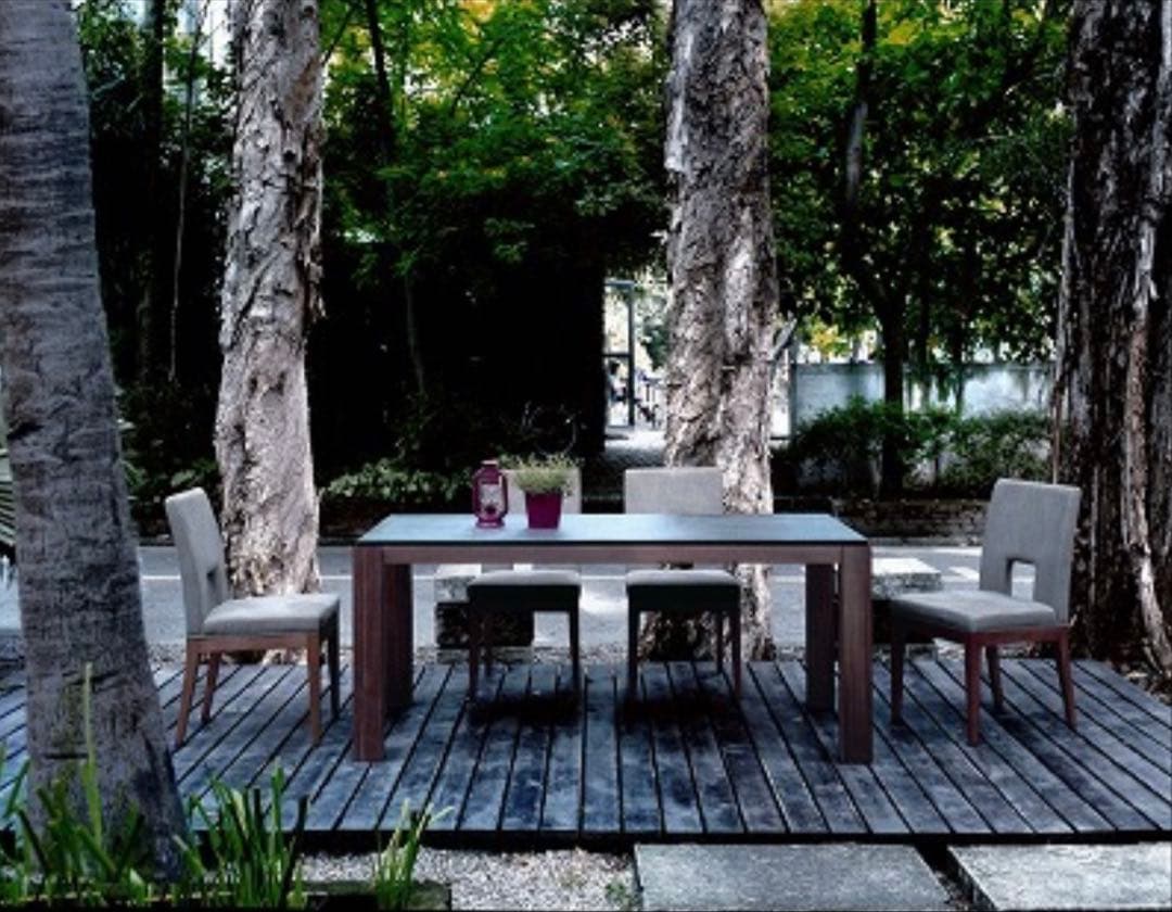 やー　御影石 × ウォールナット　ダイニングテーブル　クラスティーナ