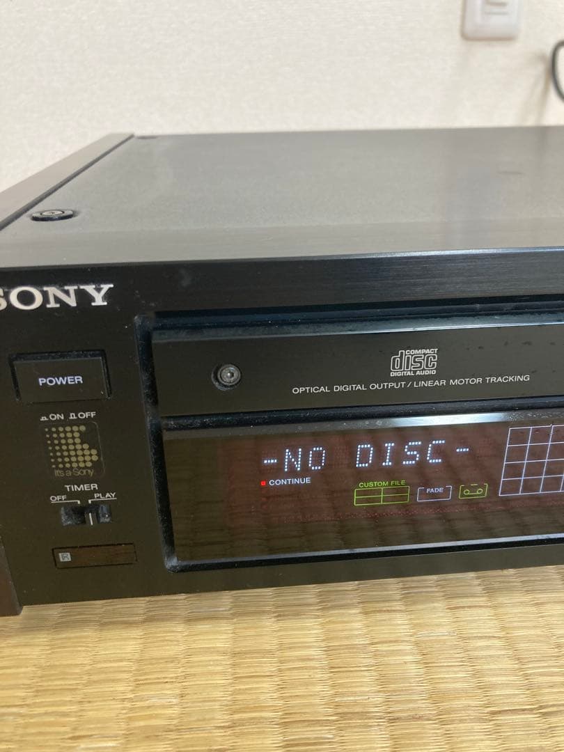 SONY CDプレイヤー　CDP-X55ES ジャンク