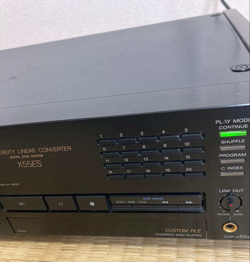 SONY CDプレイヤー　CDP-X55ES ジャンク