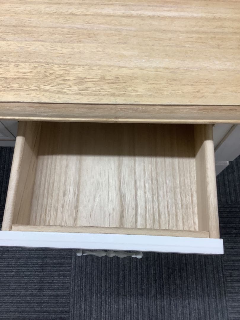 引き出し付ワークデスク ブロカントシリーズ アンティーク調 フレンチカントリー★