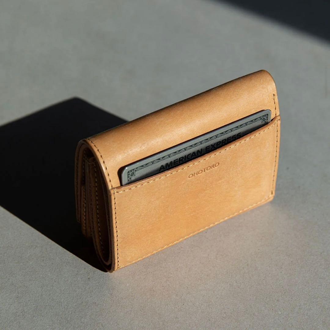 財布・ケース・小物入れ OHOTORO Sabi Wallet natural beige