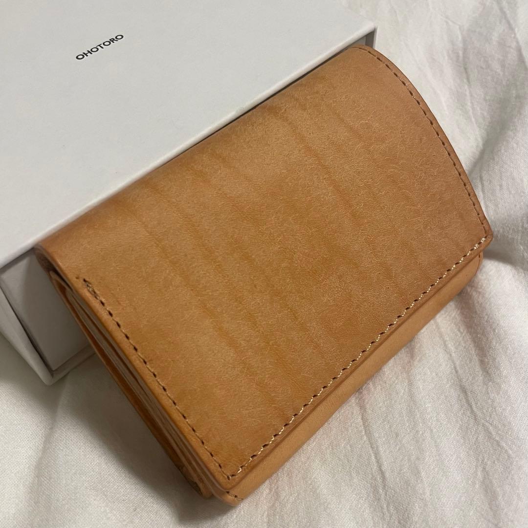 財布・ケース・小物入れ OHOTORO Sabi Wallet natural beige