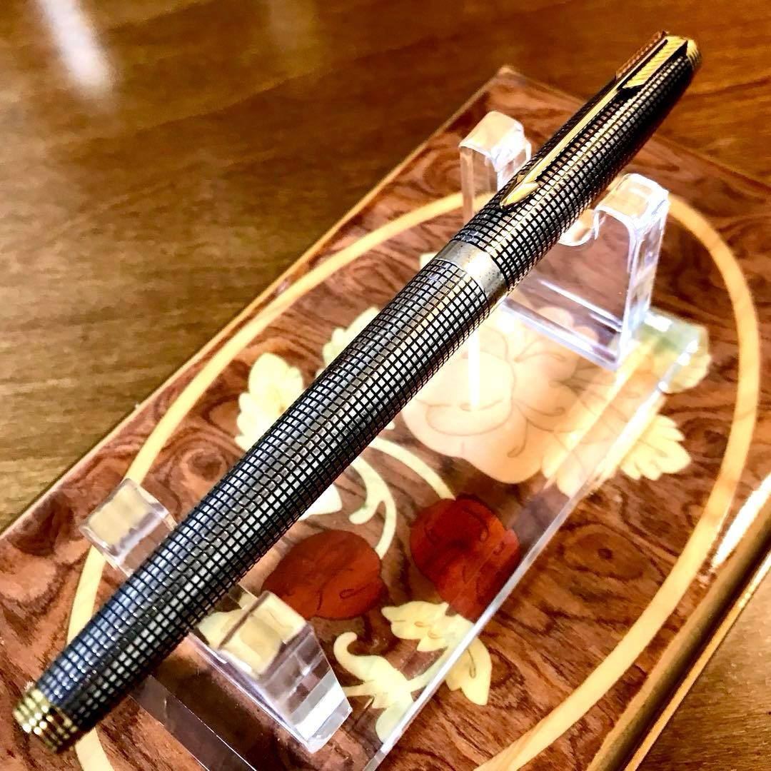 ☆美しいパーカースターリング シルバー18金☆カートリッジ5本➕コンバータ付