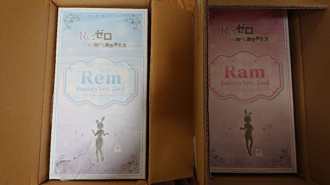 新品未開封 レム ラム バニー ver.　2nd 　2体セット リゼロ