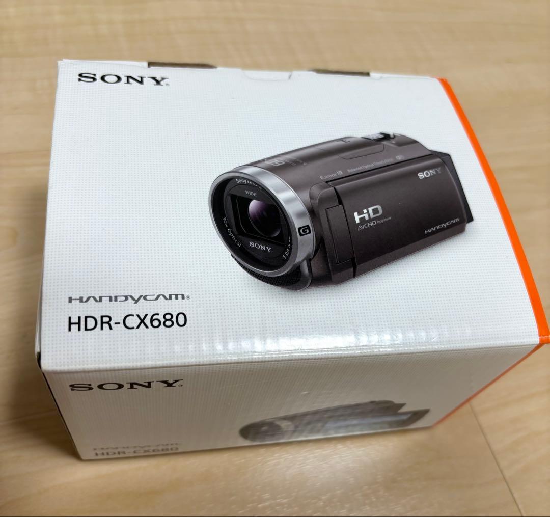 SONY HDR-CX680 ビデオカメラ　バッテリー2つ付き