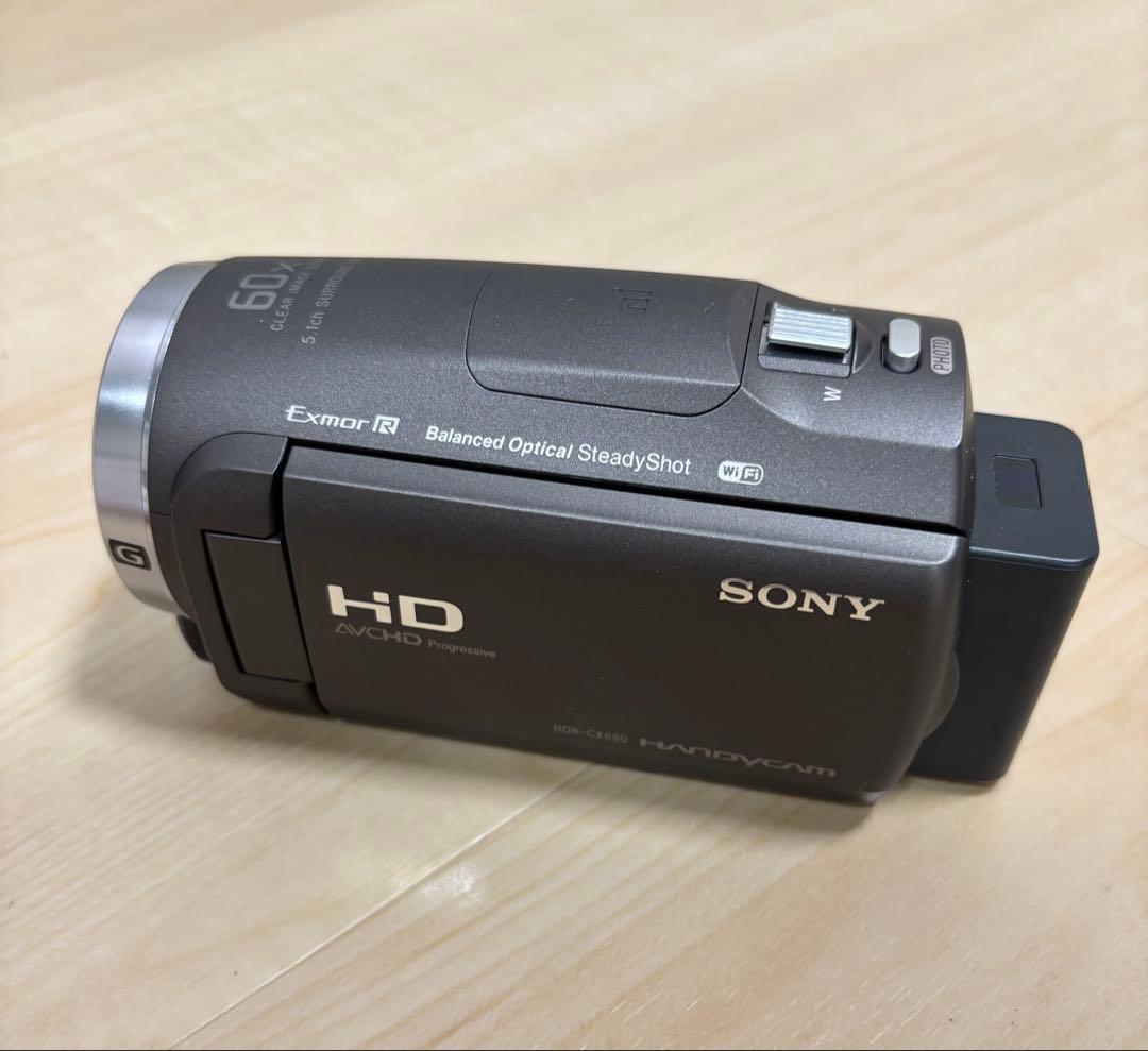 SONY HDR-CX680 ビデオカメラ　バッテリー2つ付き