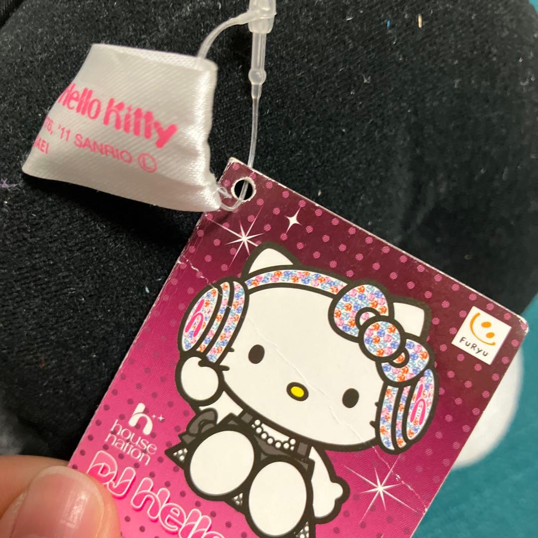 レア　DJ HelloKittyキラキラBIGぬいぐるみ　サンリオ　キティ