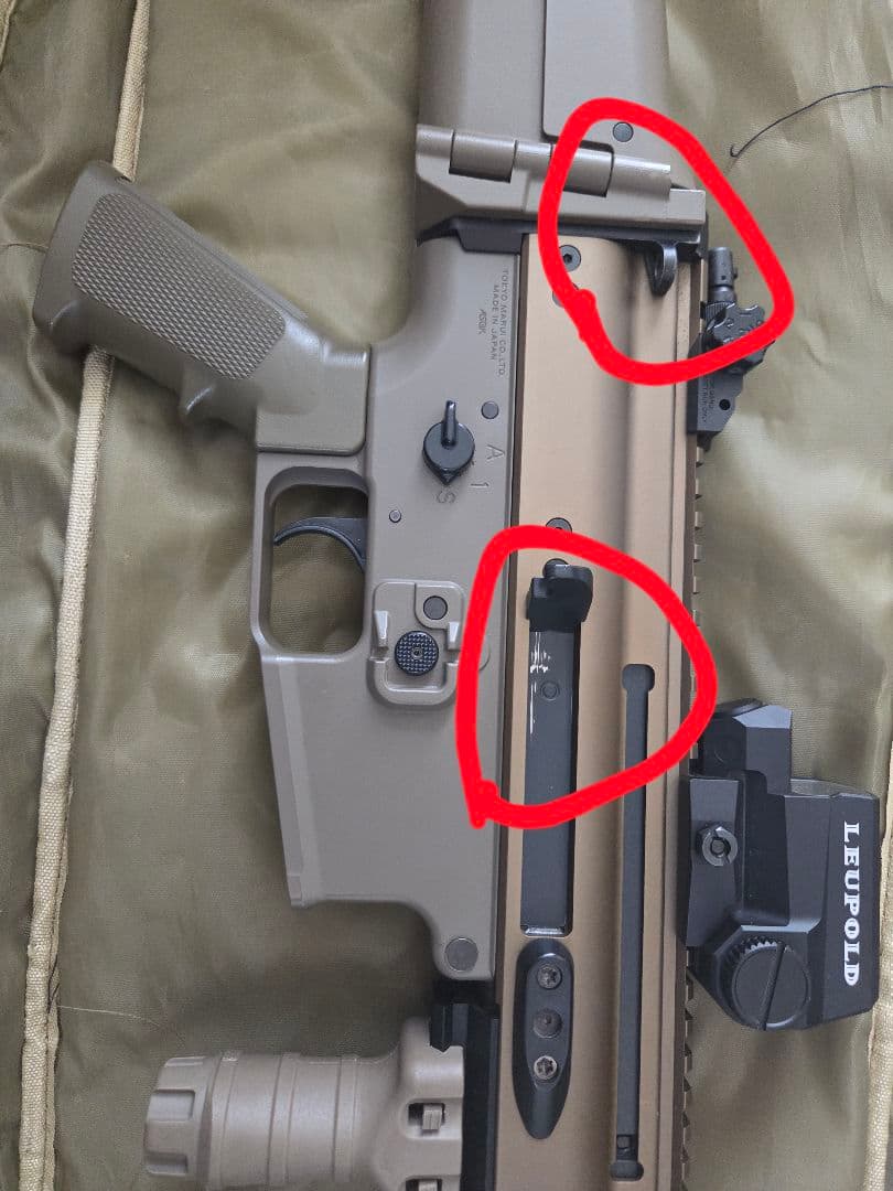 次世代電動ガン SCAR-L 付属品多数