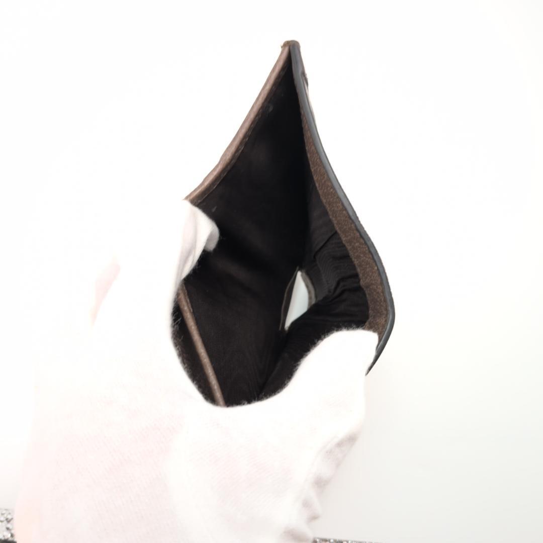 良品✨　グッチ ２つ折り財布 オフィディア PVC ブラウン 0I7