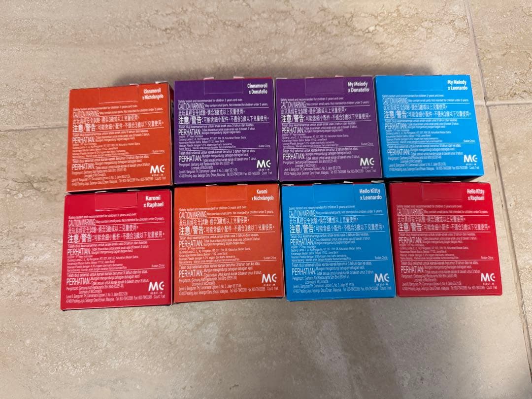 【フルセット】海外限定 サンリオ×タートルズ 新品未使用