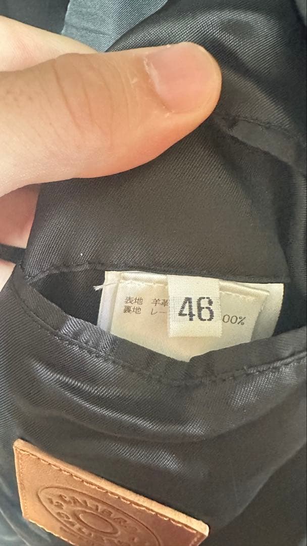 レザーシングルライダースジャケット 46 CALIBRO12/カリブロ12