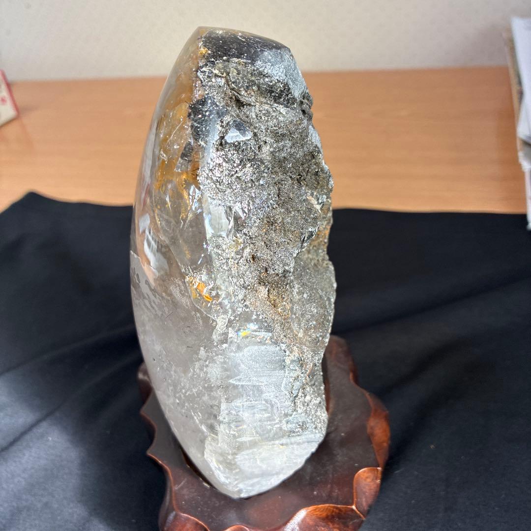 水晶　アゲート　鑑賞石　鉱物　ジャスパー　置物　水石　盆石　台座はサービス