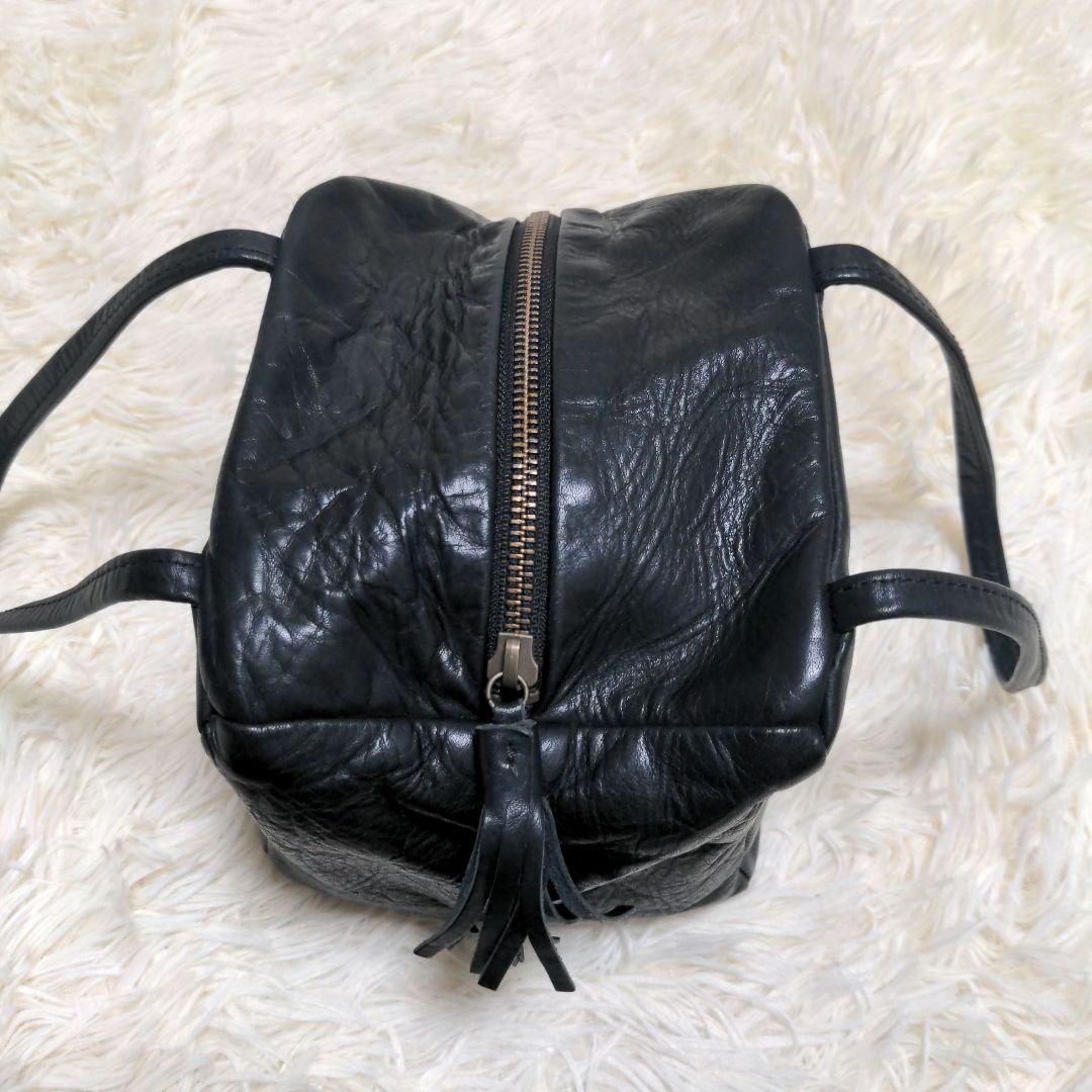 北欧暮らしの道具店 Danser ミニ ハンドバッグ レザー 黒