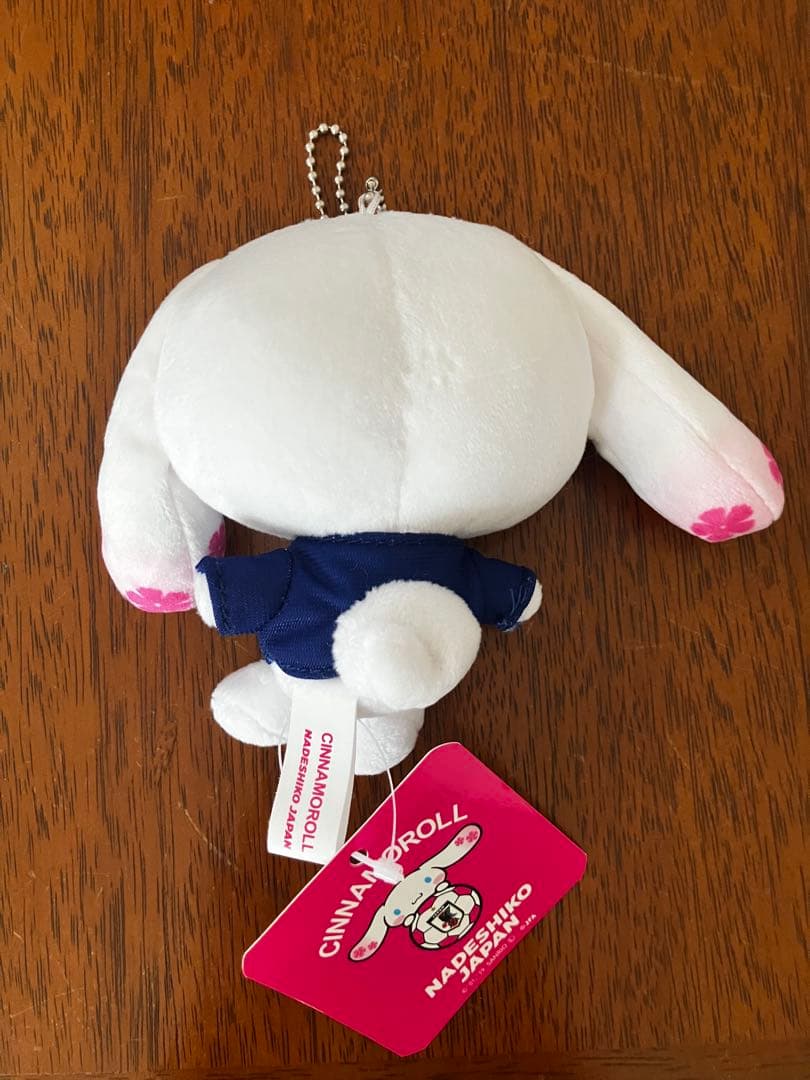 激レア シナモロール×なでしこジャパン 限定 サッカー日本代表 キーホルダー