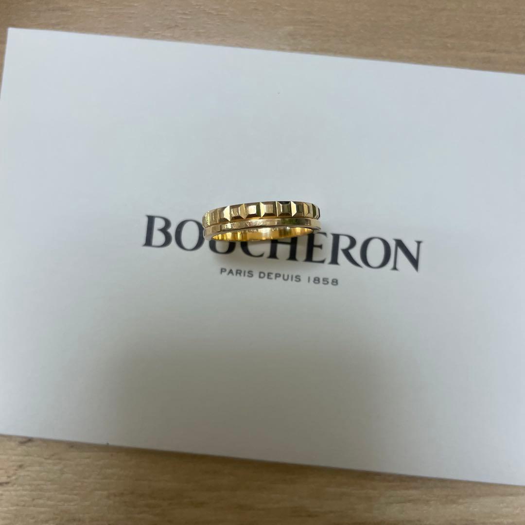 限界値下げ ブシュロン キャトルラディアントリングハーフ PG #51 11号