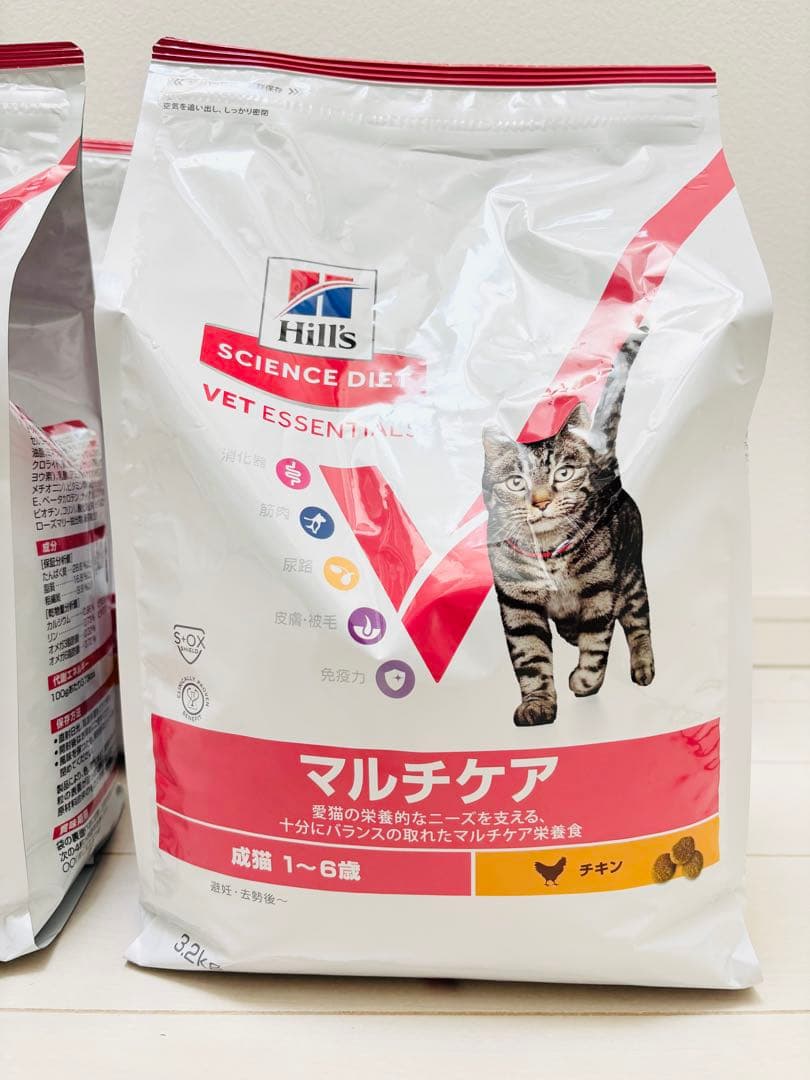 ヒルズ 猫　ベットエッセンシャル　マルチケア 3.2kg 4袋セット