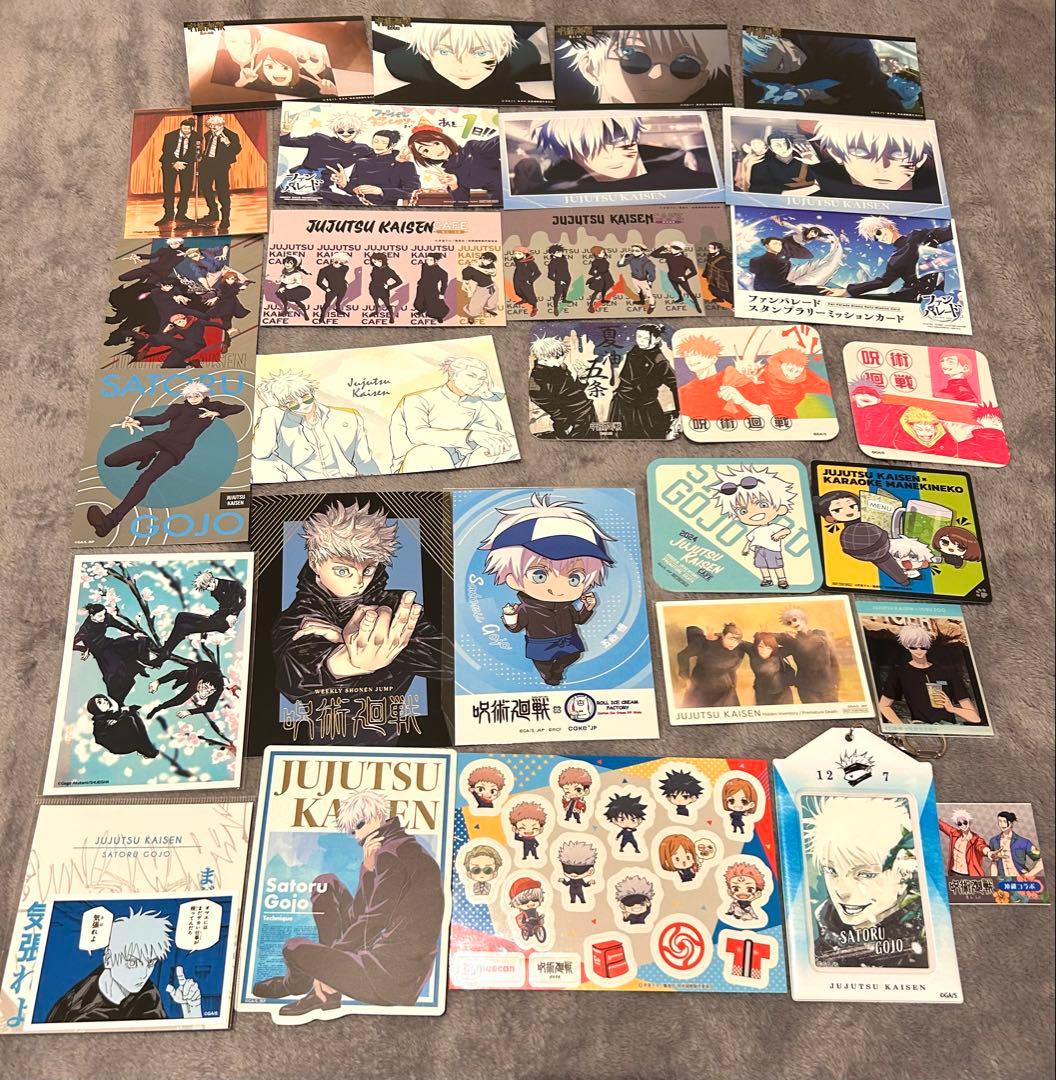 【レア商品多め】呪術廻戦 五条悟 まとめ売り アクリルスタンド、缶バッジ等