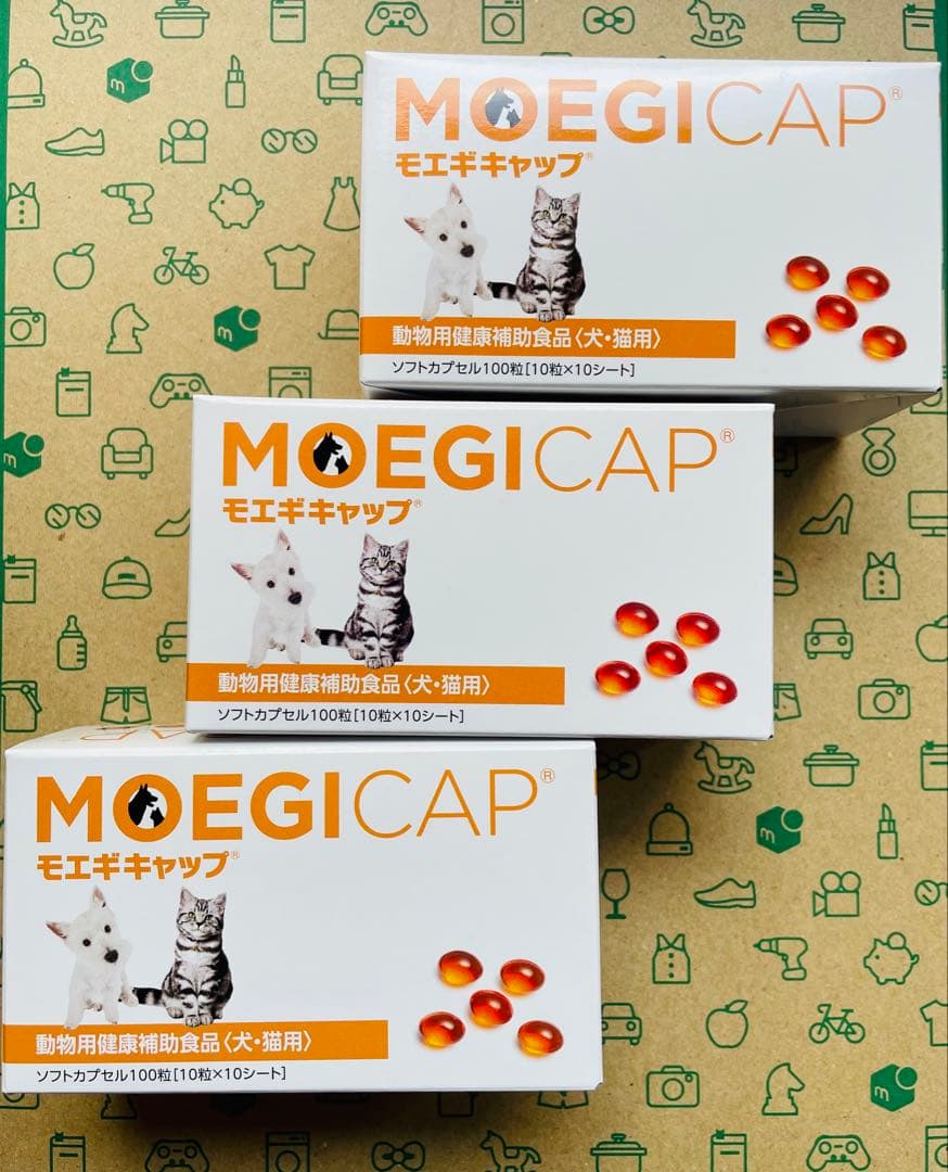 【期間限定値下げ】モエギキャップ 100粒×3箱【賞味期限:2027.06】
