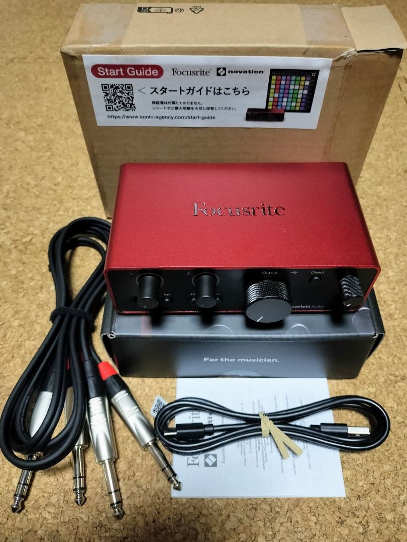 D*j様 FOCUSRITE / Scarlett Solo (gen. 4)