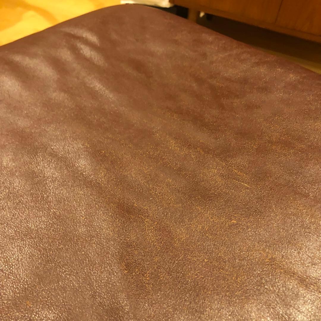 IDC 大塚家具　オットマン　レザー