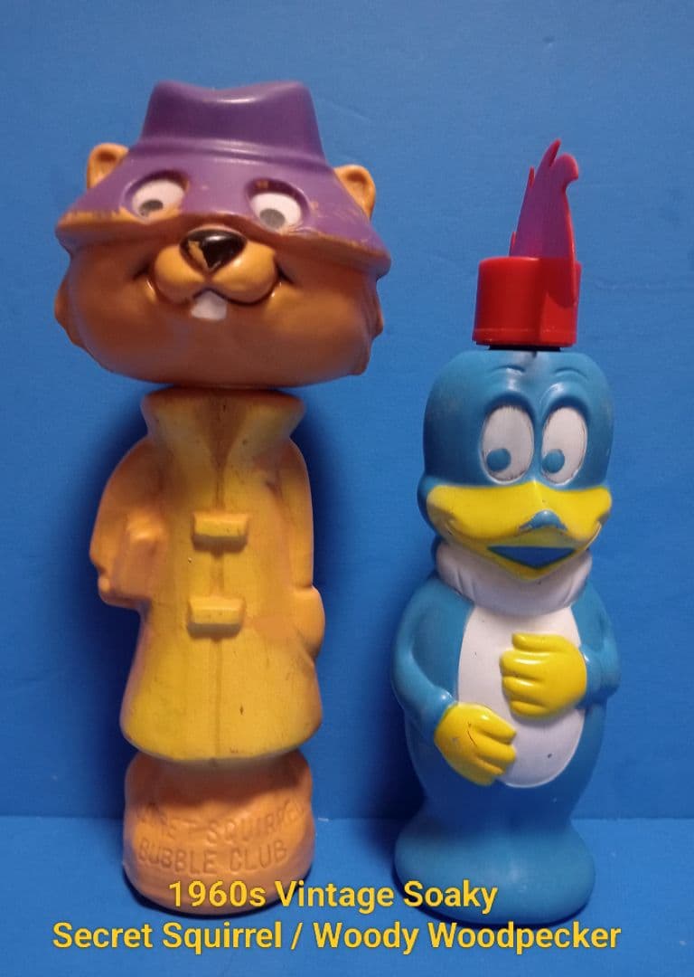 1960s 米国ビンテージソーキー ソープボトル×２秘密探偵クルクル、他