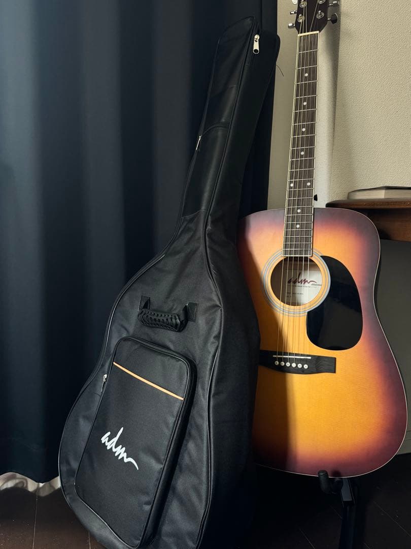 ADMアコースティックギター 初心者入門用　41インチサンバースト