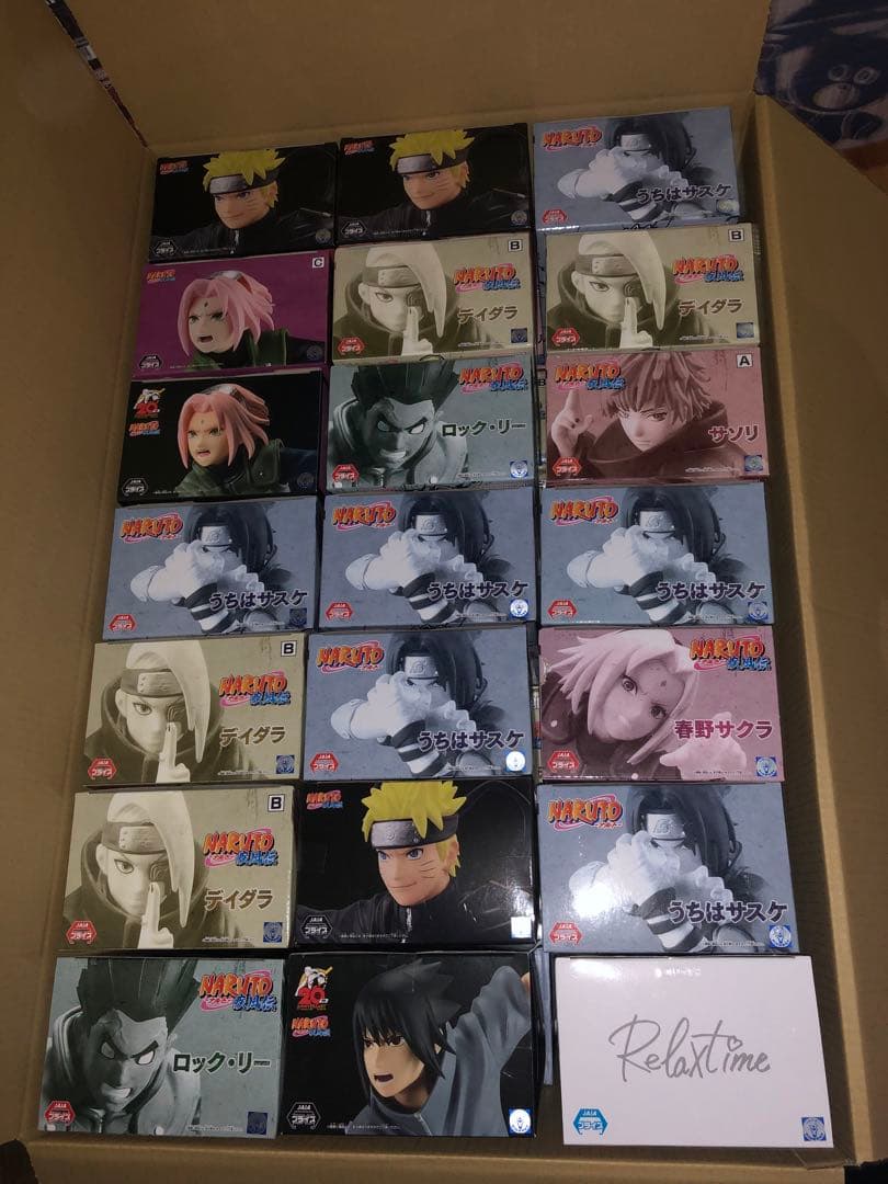 ナルト　フィギュア　デイダラ　サスケ　ガイ　リー　オビト　綱手　63個