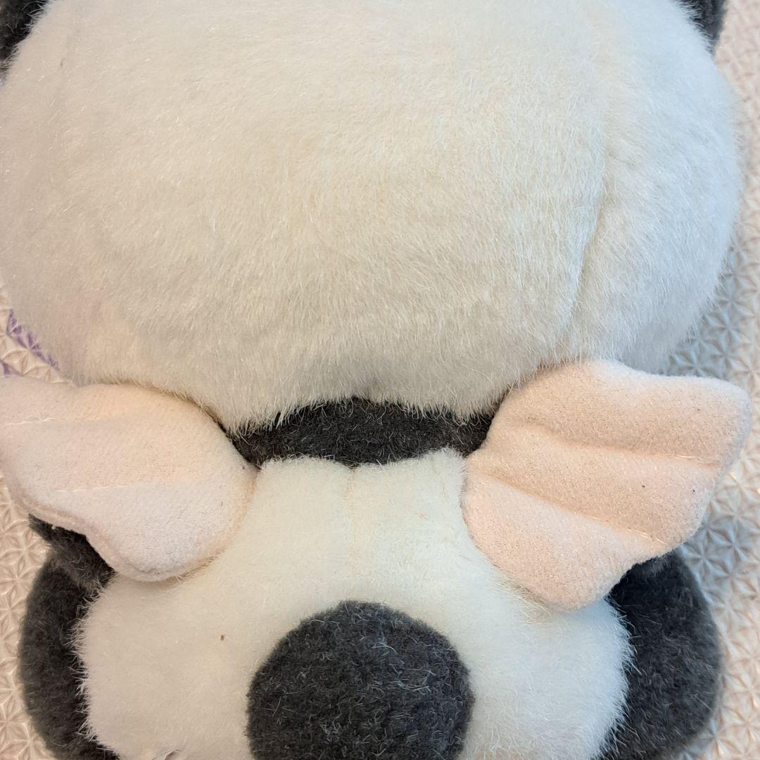 パンシェルズワールド　エンジェルパンダ ぬいぐるみ 本体　天使の羽　平成レトロ