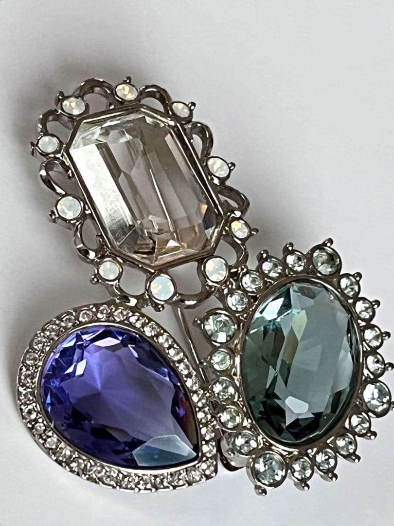 希少！大ぶり！SWAROVSKIヴィンテージブローチ9794