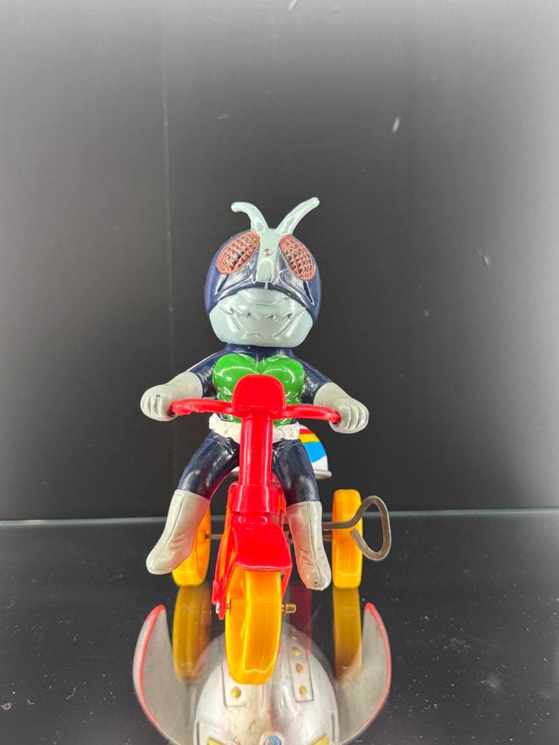 【当時物】仮面ライダー 三輪車 マスダヤ 増田屋旧バンダイ パチソフビ 無版権