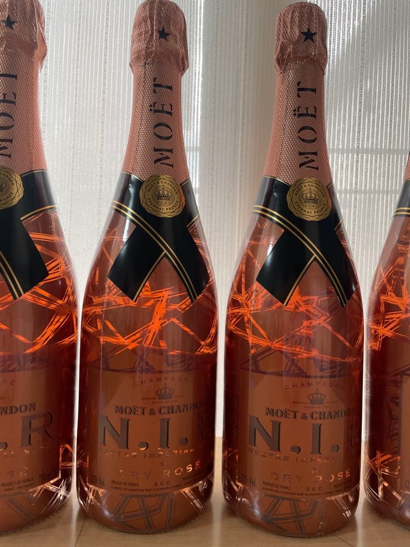 MOËT & CHANDON N.I.R. DRY ROSÉ 4本　モエシャン