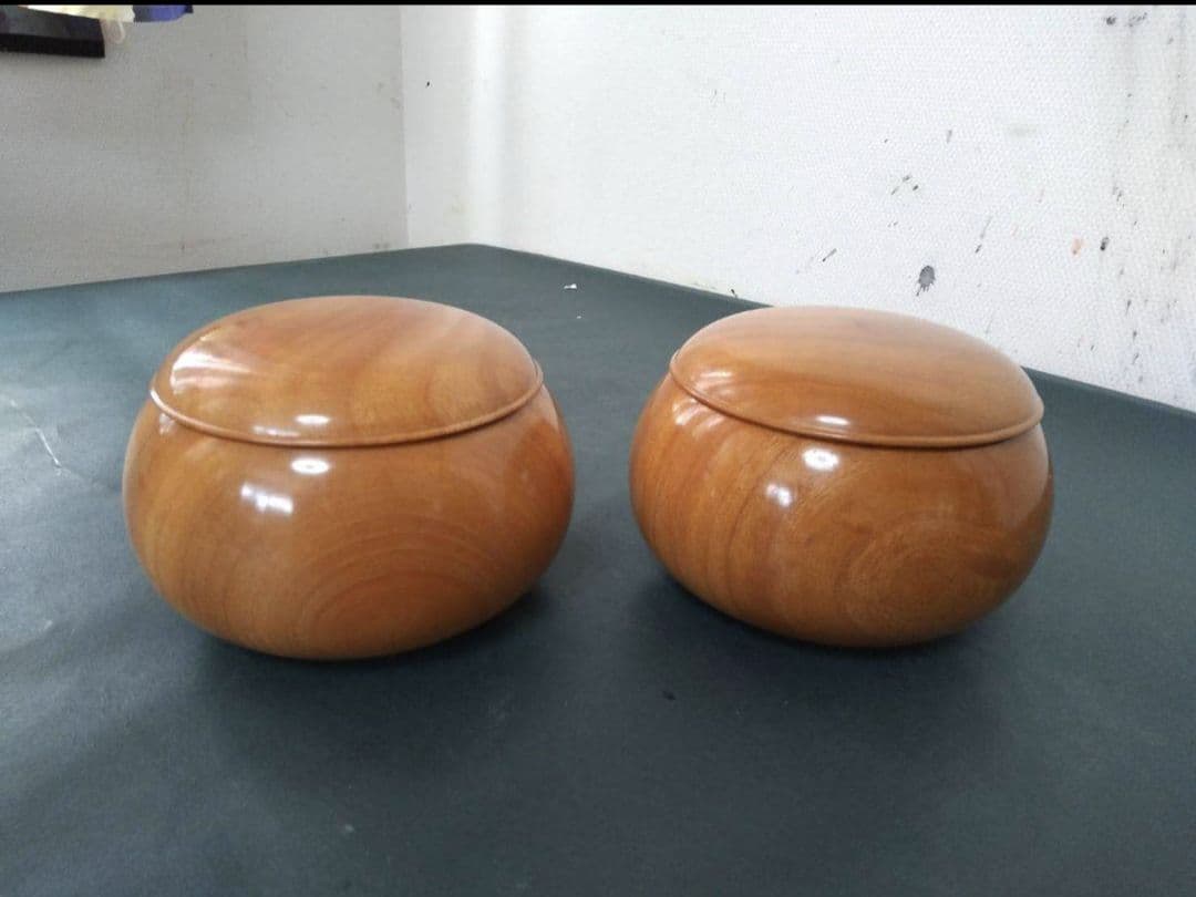 囲碁盤セット　碁盤、碁石