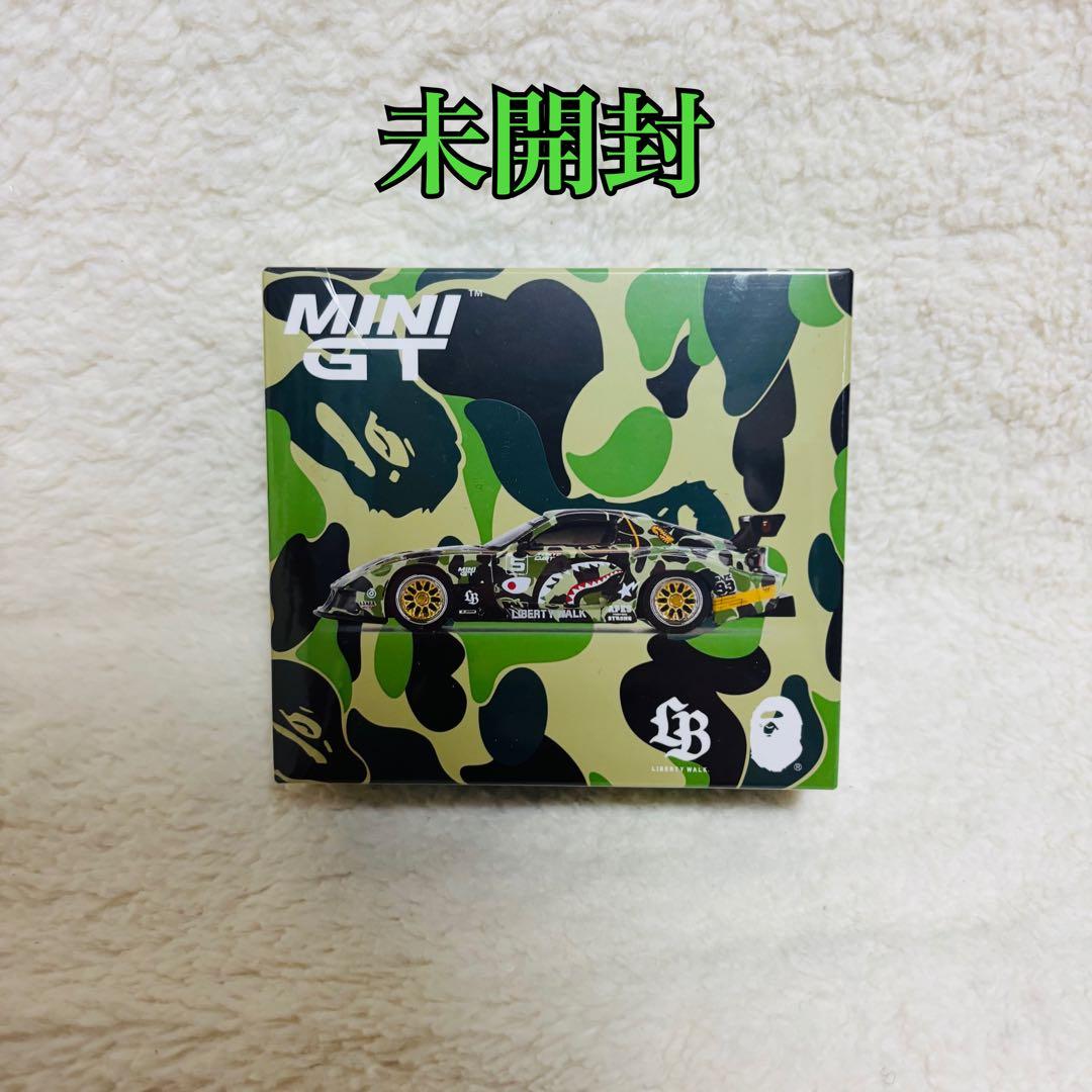 TSMモデル MINI GT 1/64 マツダ RX-7 LBWK BAPE