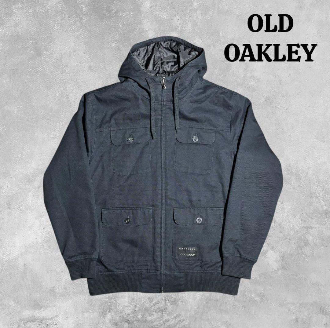OLD OAKLEY オークリー フード付きジャケット ダック地 旧タグ