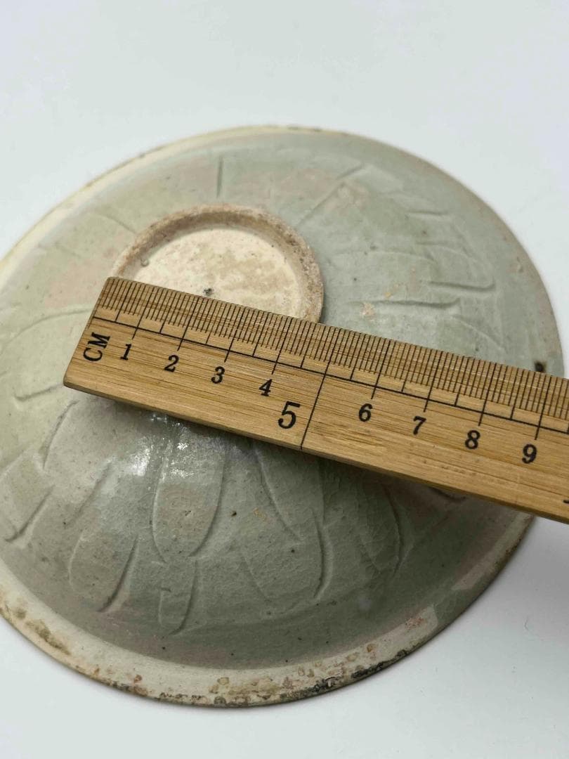 北宋時代　青白磁刻花皿 盞　景徳鎮　唐物　影青 古賞物(E-90)