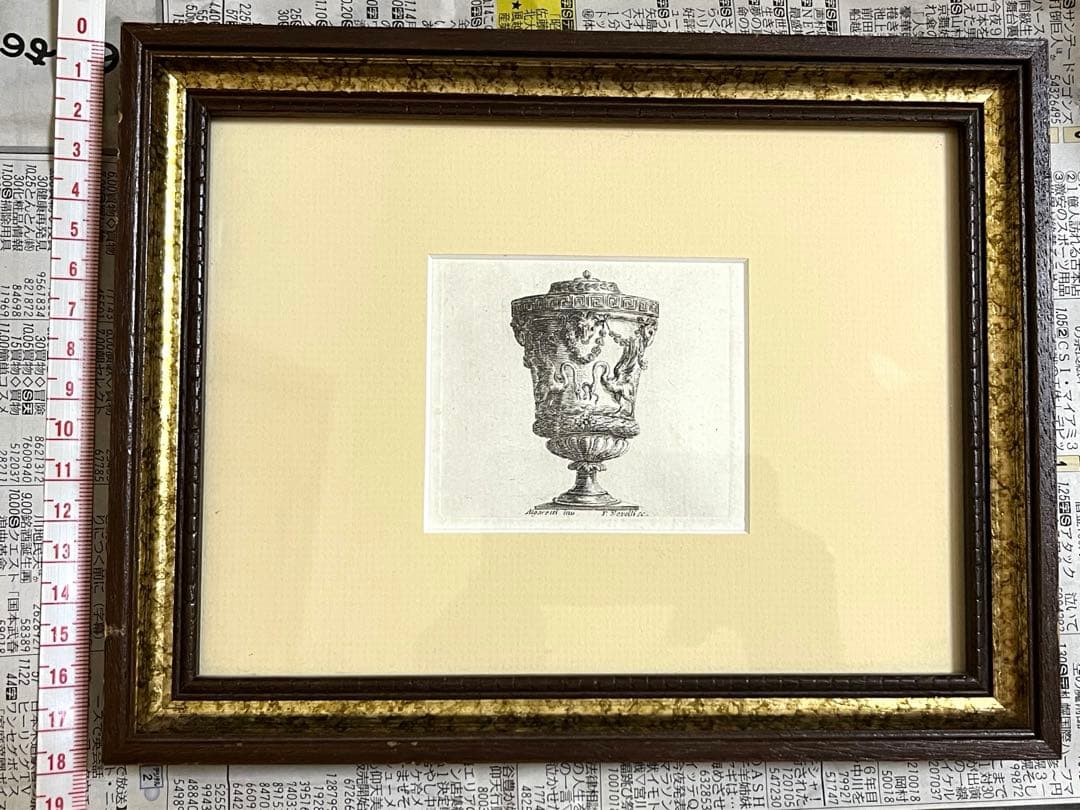 西洋絵画 アンティーク ヴィンテージ 額縁 額装