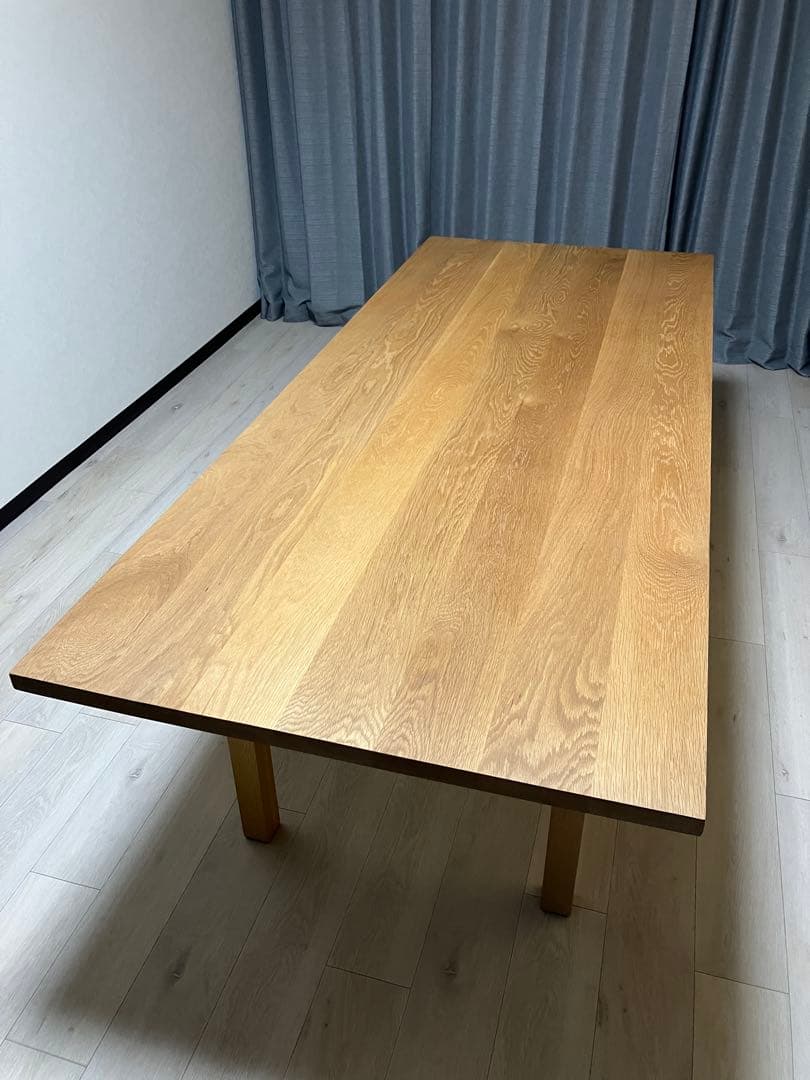 無印良品 REAL FURNITURE 無垢材ダイニングテーブル オーダー品