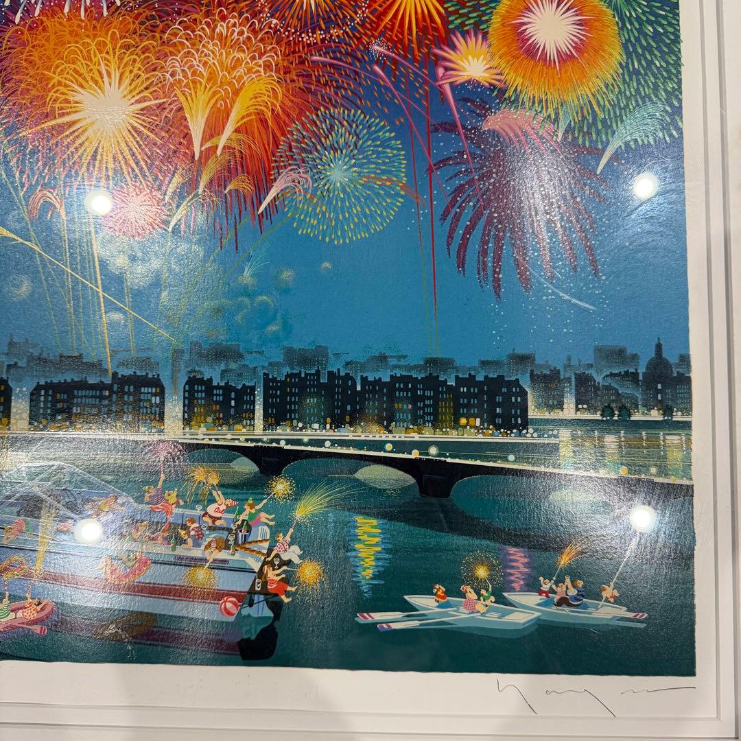 ヒロ・ヤマガタ『花火』AP版 限定85部 シルクスクリーン 直筆サイン