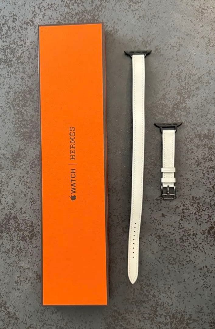 Apple Watch エルメス ホワイト 二重