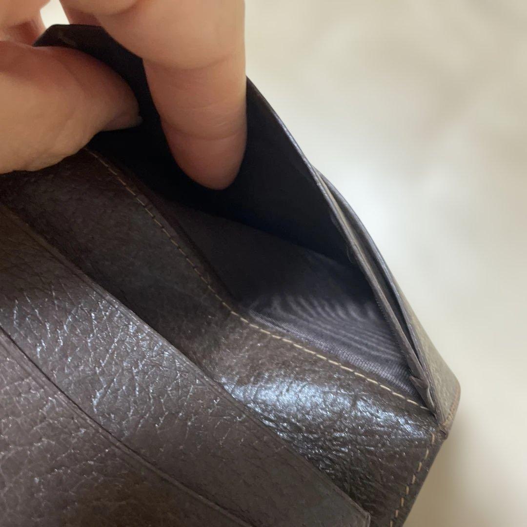 希少 グッチ GUCCI 財布 二つ折 ブラウン