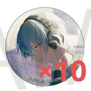 プロセカ グリ缶 グリッター缶バッジ 41A 青柳冬弥 10点 blender