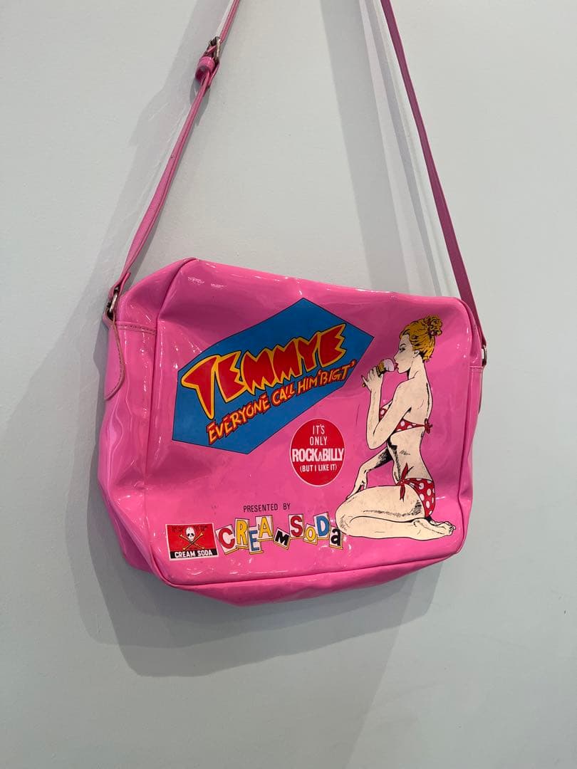 クリームソーダ　cream soda 80s 当時　ブラックキャッツ　バッグ