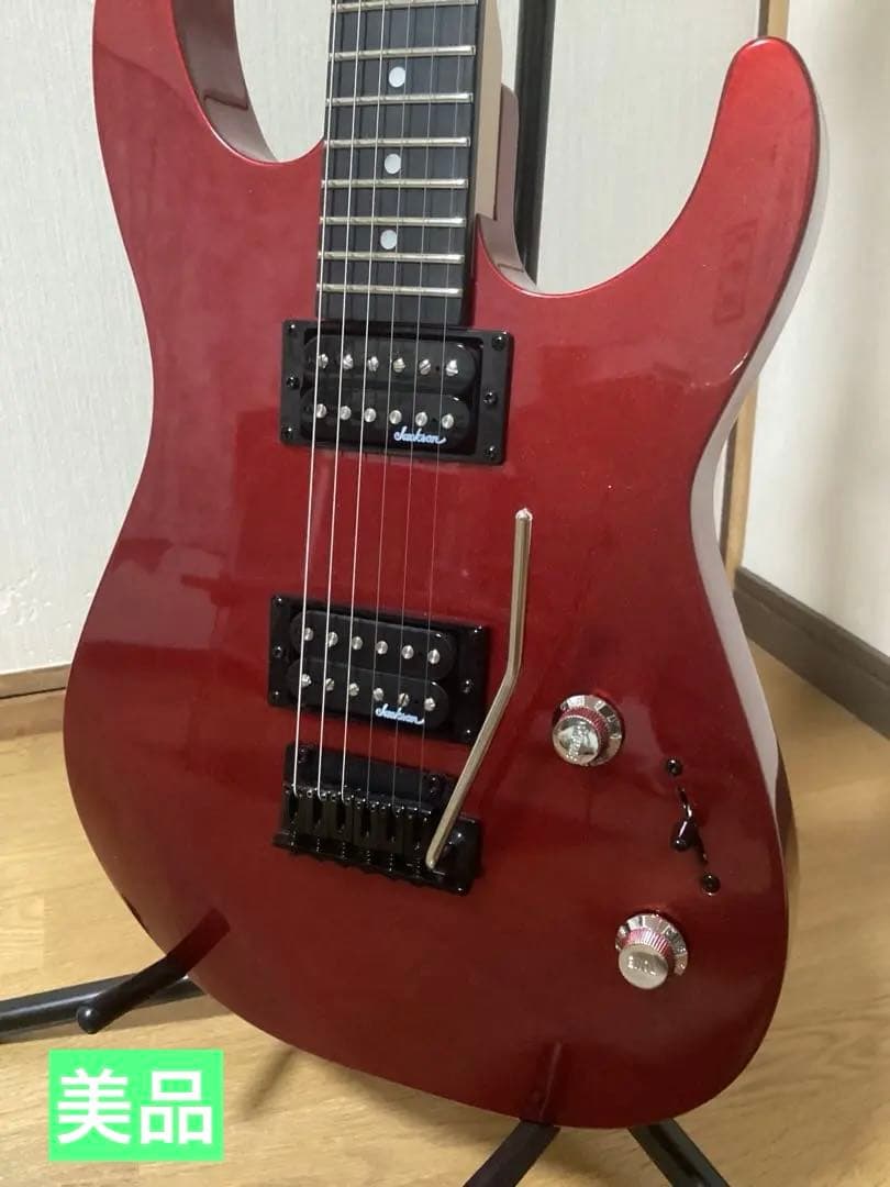 Jackson ジャクソン エレキギター ハムバッカー レッド 美品