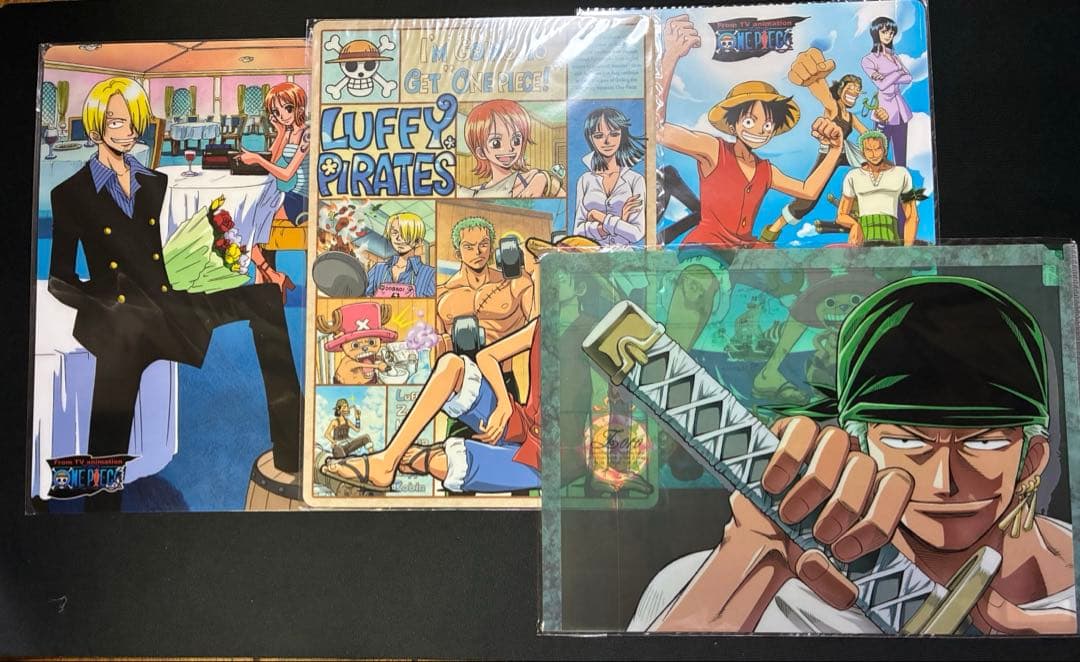 ワンピース ONE PIECE アニメ版 B5サイズ クリアファイル 下敷き