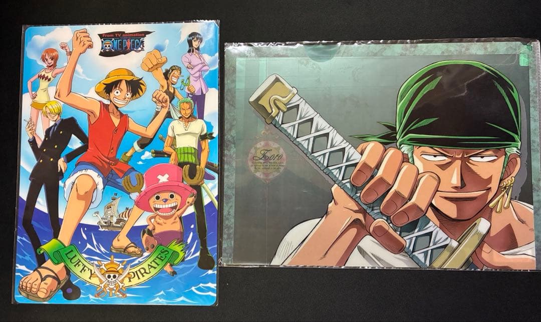 ワンピース ONE PIECE アニメ版 B5サイズ クリアファイル 下敷き