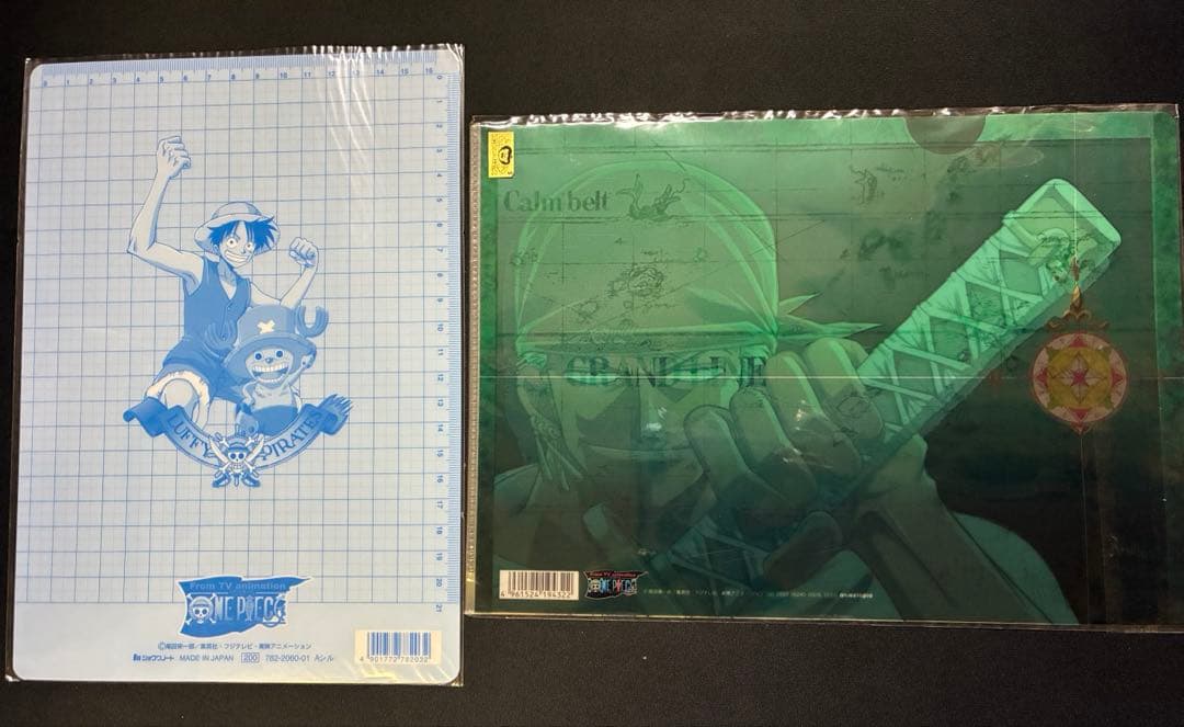 ワンピース ONE PIECE アニメ版 B5サイズ クリアファイル 下敷き