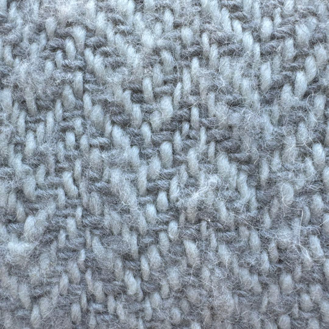 プリスティン　ウールアルパカ 二重織　ストール オーガニックコットン