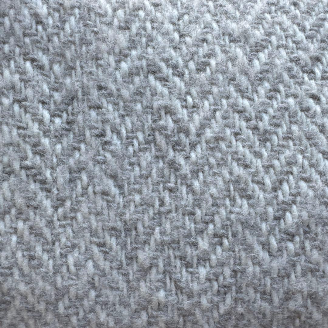 プリスティン　ウールアルパカ 二重織　ストール オーガニックコットン