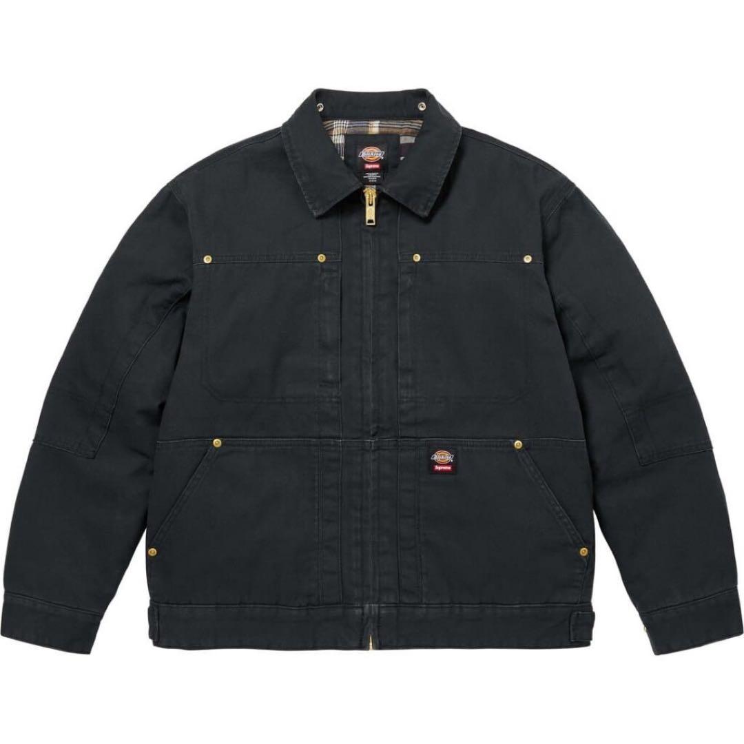ジャケット・アウター Supreme Dickies Hooded Work Jacket Black