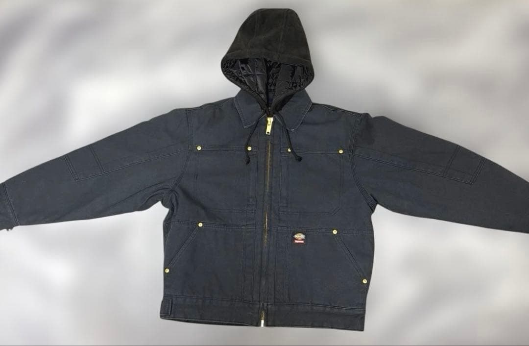 ジャケット・アウター Supreme Dickies Hooded Work Jacket Black